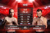 Видео боя Владимир Кузьминых – Егор Ходаков AMC Fight Nights 100