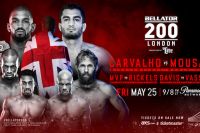 Прямая трансляция Bellator 200: Рафаэль Карвальо - Гегард Мусаси