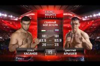 Видео боя Дмитрий Арышев - Солех Хасанов FIGHT NIGHTS GLOBAL 60