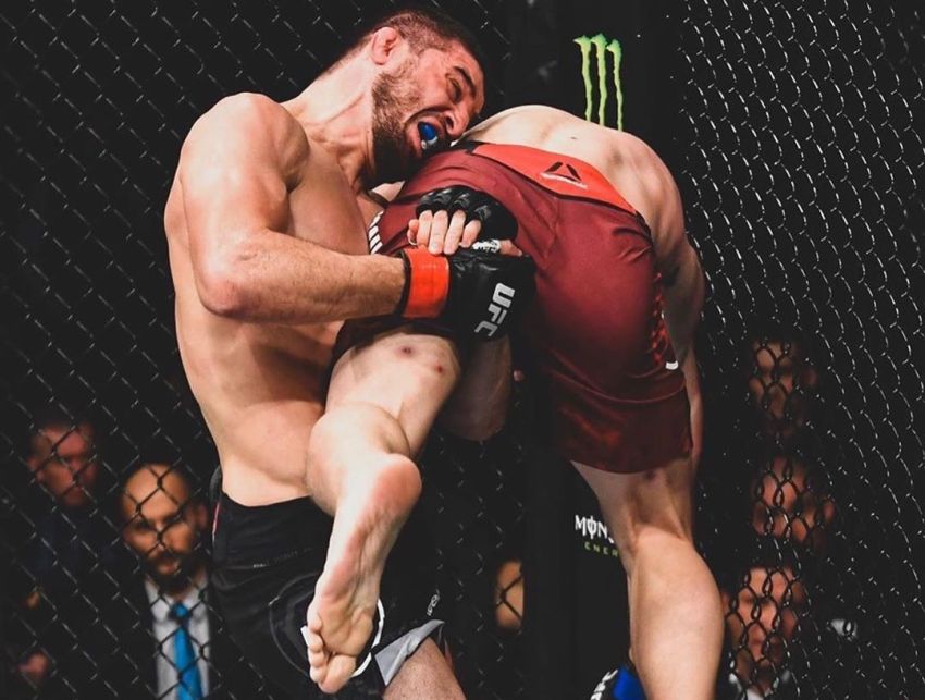 Рустам Хабилов победил Сергея Хандожко на турнире UFC Fight Night 163