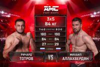 Видео боя Михаил Аллахвердян - Ричард Тотров AMC Fight Nights 102