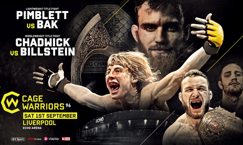 Прямая трансляция Cage Warriors 96: Пэдди Пимблетт - Сорен Бак