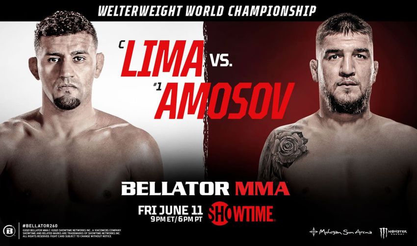 Файткард турнира Bellator 260