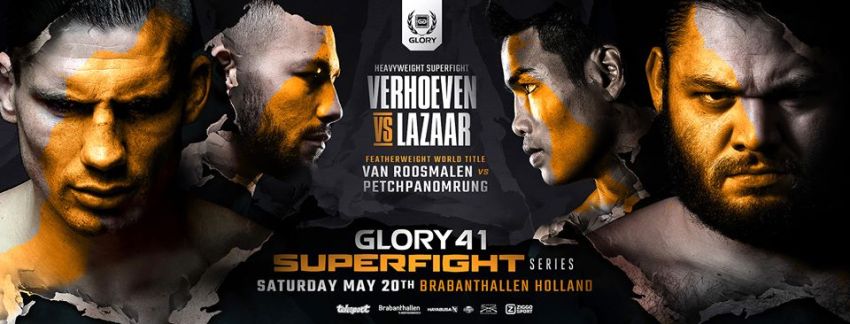 Файткард турнира GLORY 41