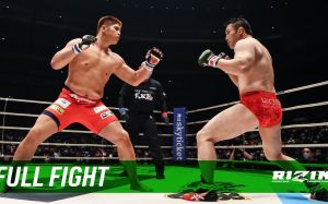 Видео боя Цуеси Сударио – Икухиса Минова Rizin 26