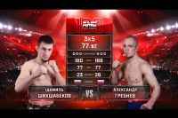 Видео боя Шамиль Шихшабеков – Александр Гребнев AMC Fight Nights 100