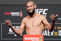 Хамзата Чимаева заметили в ресторане перед взвешиванием на UFC 279