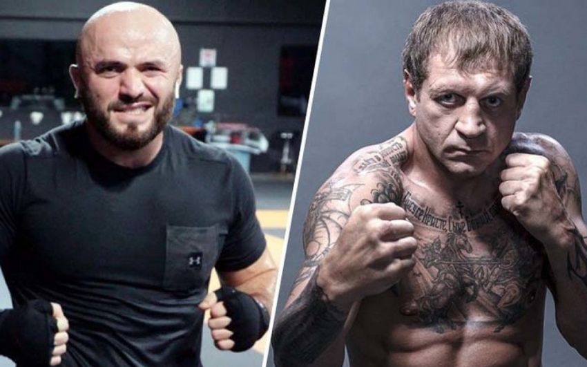 Емельяненко и Исмаилов встретились в подъезде в преддверии совместной пресс-конференции