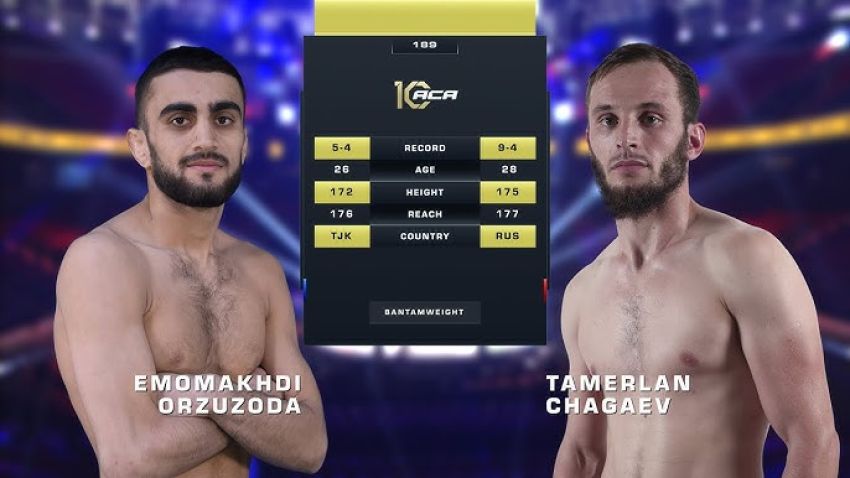 Видео боя Эмомахди Орзузода – Тамерлан Чагаев ACA 189