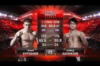 Видео боя Илья Курзанов - Ахмед Балкизов FIGHT NIGHTS GLOBAL 55