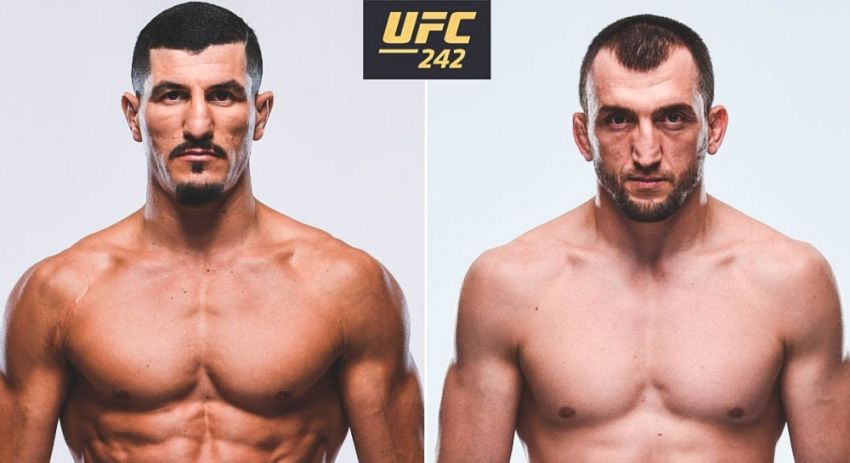 Муслим Салихов - Нордин Талеб на UFC 242 в Абу-Даби