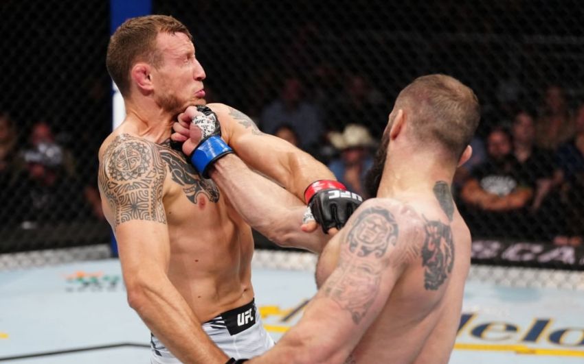 Видео боя Роман Долидзе - Джек Херманссон UFC on ESPN 42
