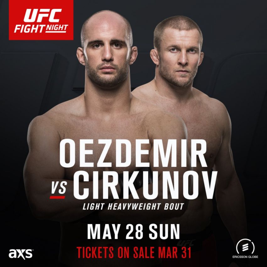 Миша Циркунов - Волкан Оездемир на UFC Fight Night 