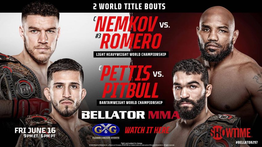 Прямая трансляция Bellator 297