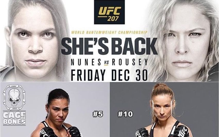 Марина Мороз - Джессика Андраде на UFC 207