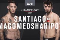 Видео боя Майк Сантиаго - Забит Магомедшарипов UFC Fight Night 115