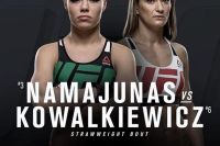 Роуз Намаюнас против Каролины Ковалькевич на турнире UFC 201
