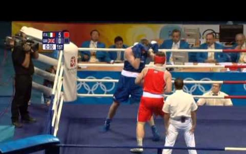 ОЛИМПИАДА ПЕКИН 1 2 Roberto Cammarelle ITA vs David Price GBR SH SF