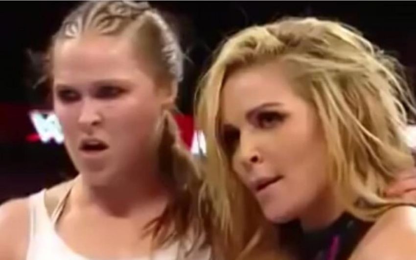 Ронда Роузи выиграла командный поединок в WWE