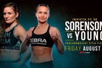Прямая трансляция Invicta FC 36 Пэм Соренсен - Кэйтлин Янг