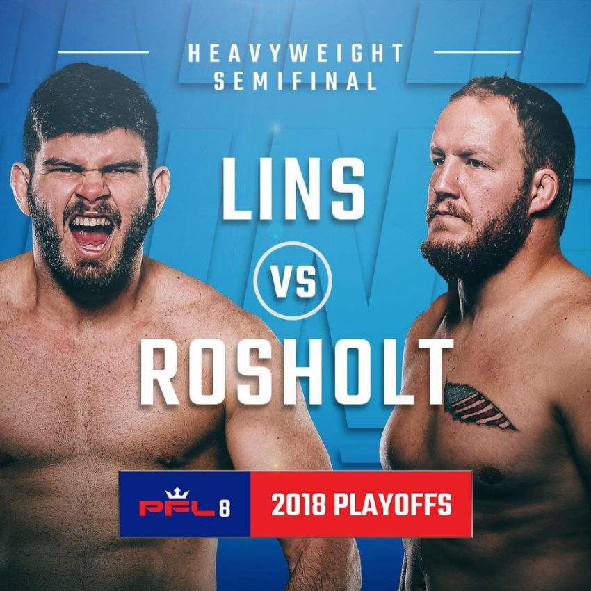 Видео боя Фелипе Линс - Джаред Рошолт PFL 8