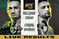 Результаты турнира UFC 240: Макс Холлоуэй - Фрэнки Эдгар