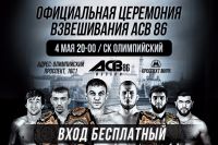 Результаты взвешивания ACB 86