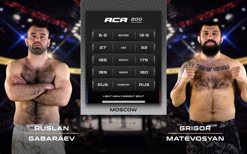 Видео боя Руслан Габараев – Григор Матевосян АСА 200