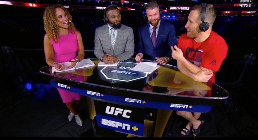 Джастин Гэтжи раскритиковал работу Пола Фелдера на UFC on ESPN 2