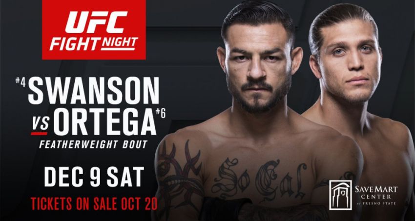 РП ММА №24 ufc fight night 123 swanson vs ortega