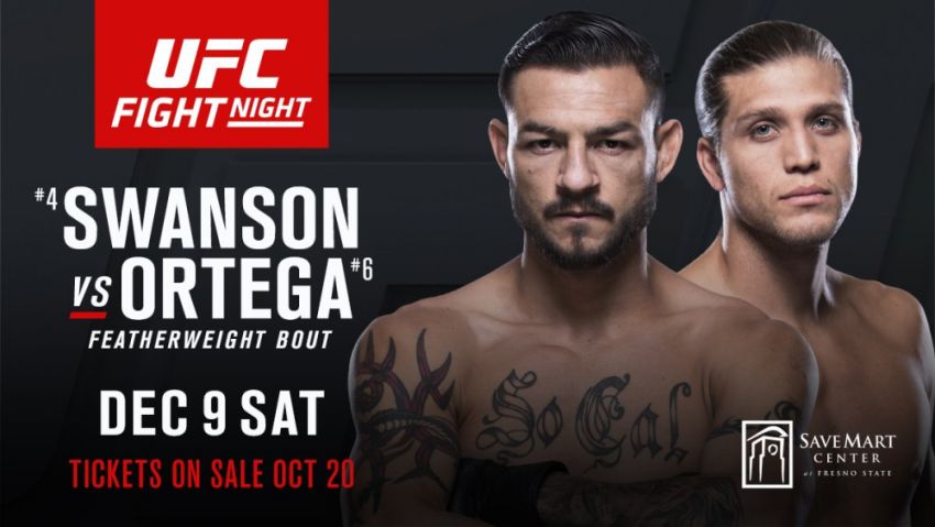 Прямая трансляция UFC Fight Night 123