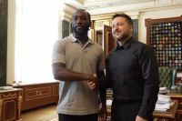 Теренс Кроуфорд встретился с Владимиром Зеленским