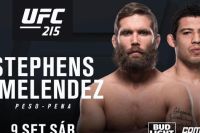 Видео боя Джереми Стивенс - Гилберт Мелендес UFC 215