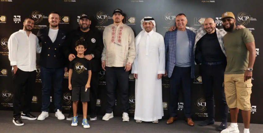 Александр Усик объявил о подписании контакта с промоутерами из Саудовской Аравии