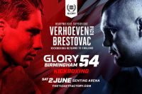  Прямая трансляция GLORY 54 Рико Верховен - Младен Брестовац 