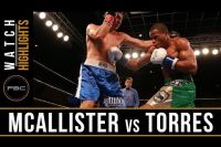 McAllister vs Torres HIGHLIGHTS: March 28, 2017 - PBC on FS1