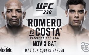 Официально: Йоэль Ромеро встретится с Пауло Костой на UFC 230