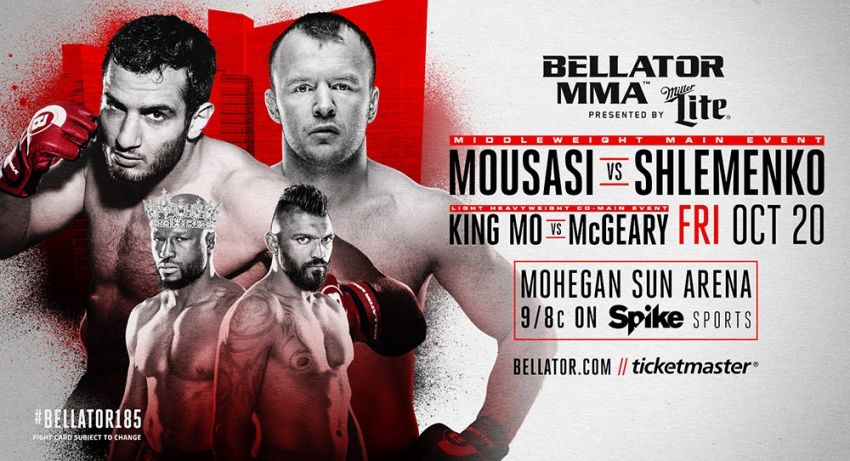 Bellator 185: Александр Шлеменко против Гегарда Мусаси 