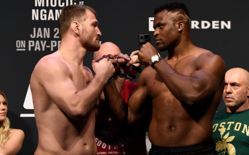 Бой Стипе Миочича и Фрэнсиса Нганну возглавит турнир UFC 260
