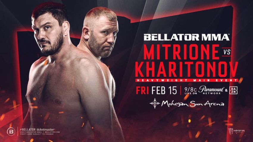 Файткард турнира Bellator 215: Мэтт Митрион - Сергей Харитонов