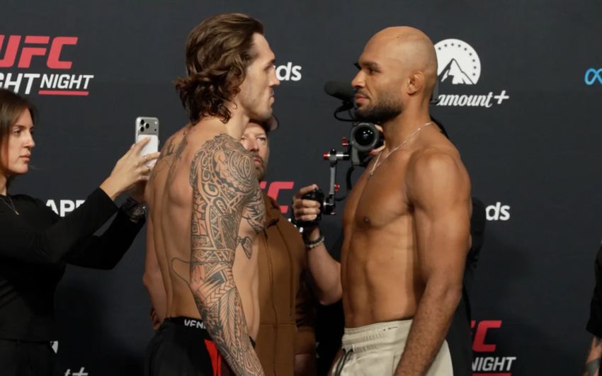 Результаты взвешивания турнира UFC Fight Night 290