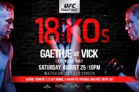 Прямая трансляция UFC Fight Nights 135: Джастин Гэтжи - Джеймс Вик