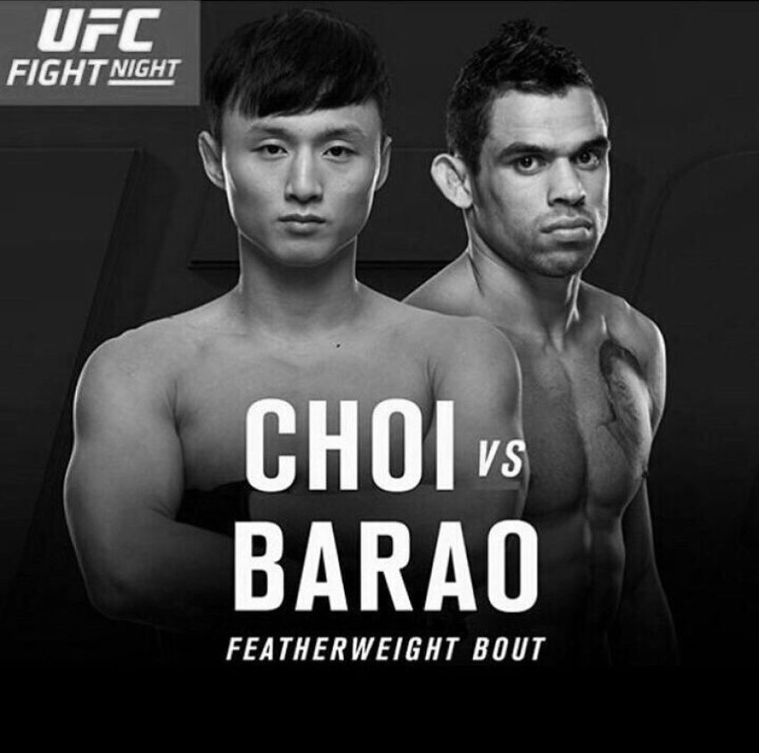 Бой Ду Хо Чой – Ренан Барао не состоится на UFC on FOX 24
