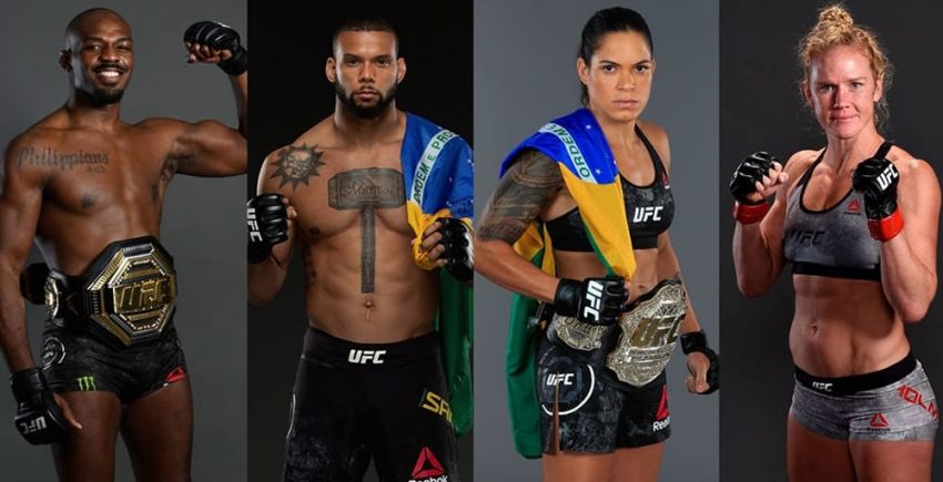 Прямая трансляция UFC 239: Джон Джонс - Тиаго Сантос, Аманда Нуньес - Холли Холм