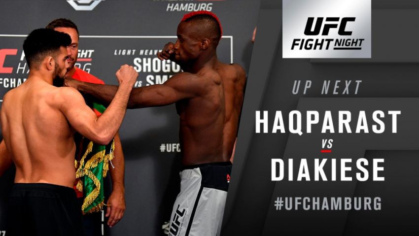 Видео боя Насрат Хакпараст - Марк Диакисе UFC Fight Night 134