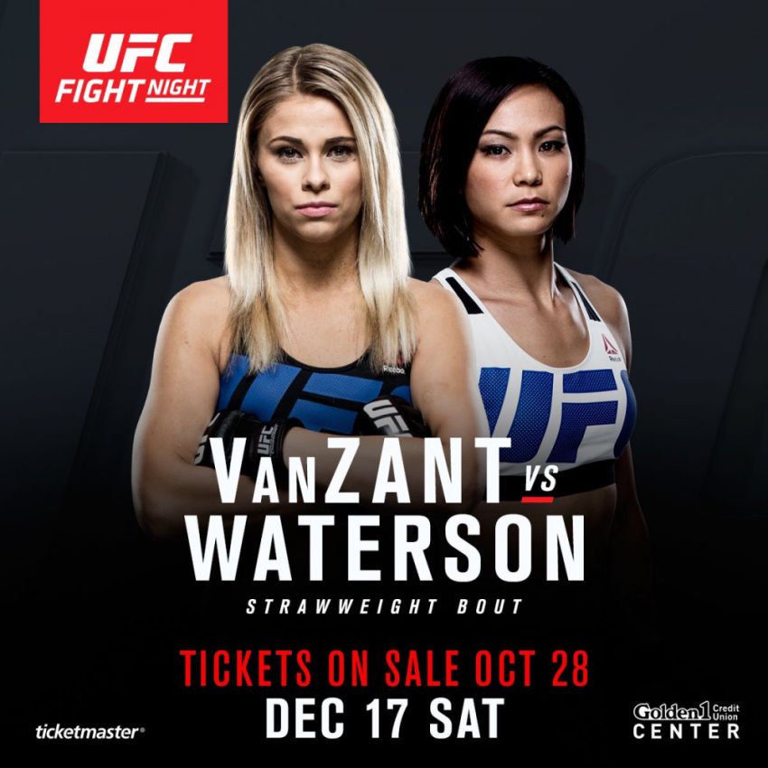 Видео боя Пэйдж ВанЗант - Мишель Уотерсон UFC on FOX 22