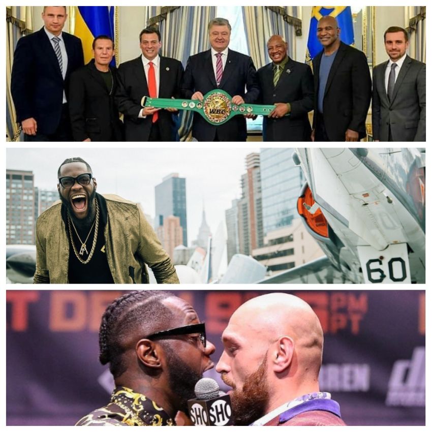 InstaBoxing 4 октября 2018: Порошенко встречается с Холифилдом и Хаглером, Уайлдер и Фьюри изображают ненависть