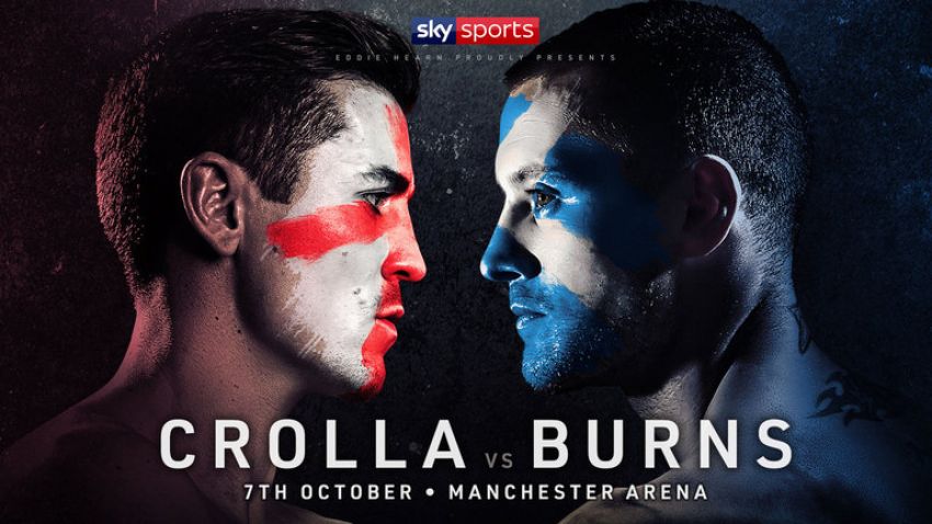 Бой Энтони Кролла — Рикки Бернс состоится 7 октября в Манчестере
