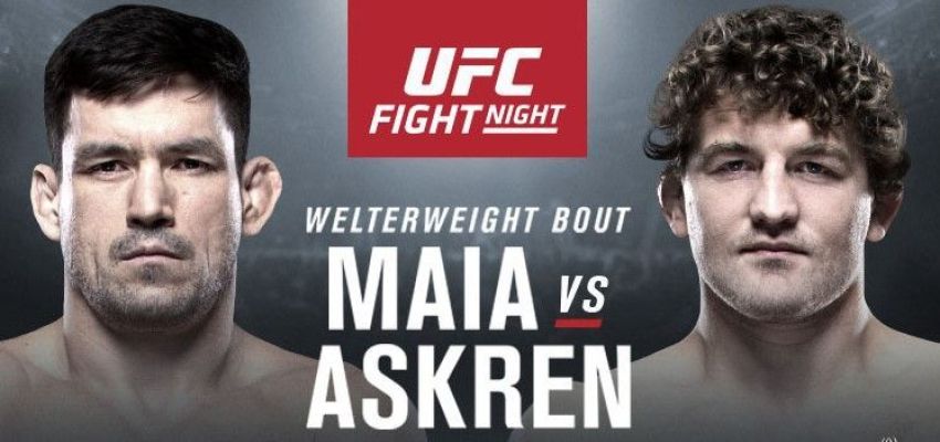 Ставки на UFC Fight Night 162: Коэффициенты букмекеров на турнир Бен Аскрен - Демиан Майя