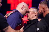 Мама Александра Усика угрожает Тайсону Фьюри, за то, что тот толкнул ее сына